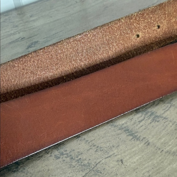 Unique Fossil | Colorful Mosaic Stone Buckle Leather Belt - Medium - Picture 6 of 9